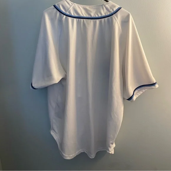 Nike Team UNC Tar Heels Baseball Jersey Men’s XXL – White/Carolina Blue - Picture 5 of 5